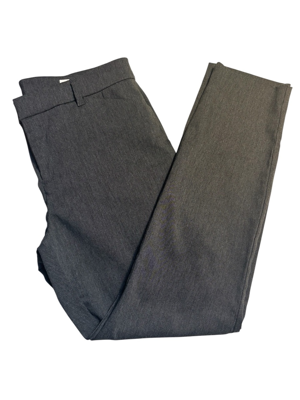 GAP Pants Size 12 Signature Skinny Ankle Charcoal Gray Straight Leg Stretch